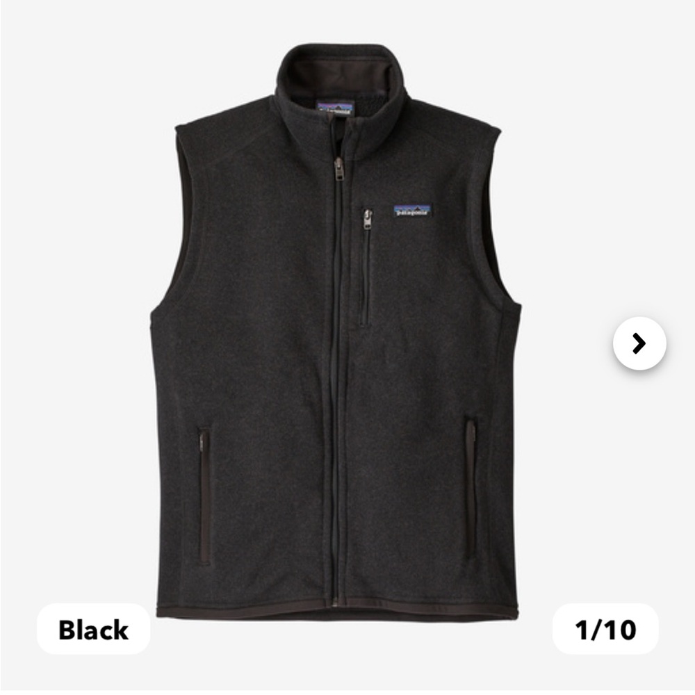 Men's Better Sweater® Fleece Vest size small